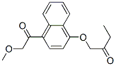 1-(4-Methoxyacetyl-1-naphtyloxy)-2-butanone 结构式