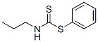 N-Propyldithiocarbamic acid phenyl ester 结构式