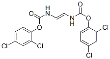 N,N'-Vinylenedicarbamic acid bis(2,4-dichlorophenyl) ester 结构式