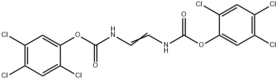 N,N'-Vinylenedicarbamic acid bis(2,4,5-trichlorophenyl) ester 结构式