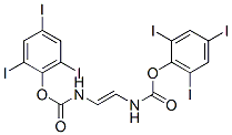 N,N'-Vinylenedicarbamic acid bis(2,4,6-triiodophenyl) ester 结构式