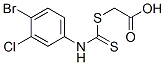 N-(4-Bromo-3-chlorophenyl)dithiocarbamic acid carboxymethyl ester 结构式