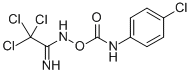 p-Chlorocarbanilic acid 2,2,2-trichloroacetimidoylamino ester 结构式