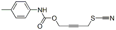 4-Methylcarbanilic acid 4-thiocyanato-2-butynyl ester 结构式