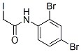 2-Iodo-2',4'-dibromoacetoanilide 结构式