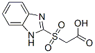 (1H-Benzimidazol-2-yl)sulfonylacetic acid 结构式