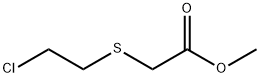 (2-Chloroethylthio)acetic acid methyl ester 结构式