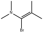 1-溴-N,N,2-三甲基丙烯胺 结构式