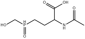 草铵膦-N-乙酰 结构式