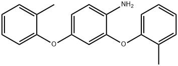 2,4-双(2-甲基苯氧基)-苯胺 结构式