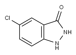 5-氯-1H-吲唑-3-醇 结构式