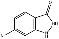 6-氯-1-1H-吲唑-3-醇 结构式