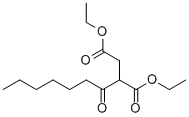 2-HEPTANOYL-SUCCINIC ACID DIETHYL ESTER 结构式