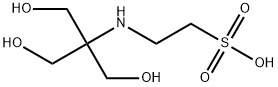 N-三(羟甲基)甲基-2-氨基乙磺酸 结构式