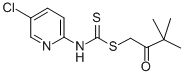 3,3-Dimethyl-2-oxobutyl (5-chloro-2-pyridinyl)carbamodithioate 结构式