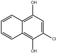 2-氯萘-1,4-二醇 结构式