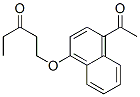 1-(4-Acetyl-1-naphtyloxy)-3-pentanone 结构式