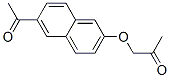 1-(6-Acetyl-2-naphtyloxy)-2-propanone 结构式