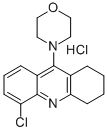 5-Chloro-1,2,3,4-tetrahydro-9-morpholinoacridine hydrochloride 结构式