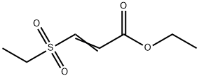 3-(Ethylsulfonyl)acrylic acid ethyl ester 结构式