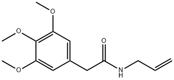 Acetamide, N-allyl-2-(3,4,5-trimethoxyphenyl)- 结构式