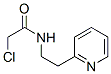 2-Chloro-N-[2-(2-pyridinyl)ethyl]acetamide 结构式