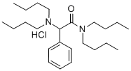 N,N-dibutyl-2-(dibutylamino)-2-phenyl-acetamide hydrochloride 结构式