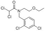 Acetamide, 2,2-dichloro-N-(2,4-dichlorobenzyl)-N-(2-ethoxyethyl)- 结构式