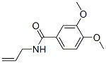 N-Allyl-3,4-dimethoxybenzamide 结构式