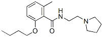 2-Butoxy-6-methyl-N-[2-(1-pyrrolidinyl)ethyl]benzamide 结构式