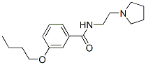 3-Butoxy-N-[2-(1-pyrrolidinyl)ethyl]benzamide 结构式