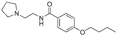 4-Butoxy-N-[2-(1-pyrrolidinyl)ethyl]benzamide 结构式