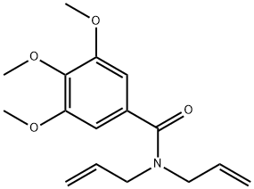 N,N-Diallyl-3,4,5-trimethoxybenzamide 结构式