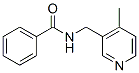 N-[(4-Methyl-3-pyridyl)methyl]benzamide 结构式