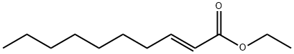 反式-2-癸烯酸乙酯 结构式