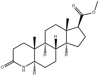 甲基4-氮-5-ALPHA-雄甾-3-酮-17-BETA -羧酸甲酯 结构式