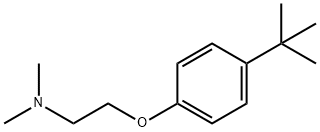 2-(4-(叔丁基)苯氧基)-N,N-二甲基乙胺 结构式