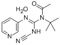 Acetamide, N-tert-butyl-N-(1-cyano-2-(3-pyridyl)amidino)-, hydrate 结构式