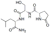 pyroglutaminyl-seryl-leucinamide 结构式