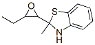 Benzothiazole, 2-(3-ethyloxiranyl)-2,3-dihydro-2-methyl- (9CI) 结构式