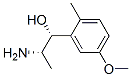 Benzenemethanol, alpha-(1-aminoethyl)-5-methoxy-2-methyl-, (R*,S*)- (9CI) 结构式