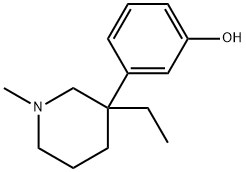 Phenol, 3-(3-ethyl-1-methyl-3-piperidinyl)- (9CI) 结构式