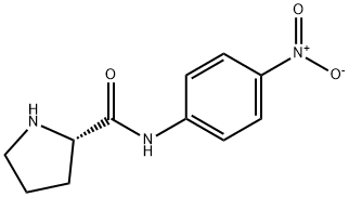 L-脯氨酰对硝基苯胺 结构式