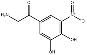 Ethanone, 2-amino-1-(3,4-dihydroxy-5-nitrophenyl)- (9CI) 结构式