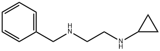 N1-苄基-N2-环丙基乙烷-1,2-二胺 结构式