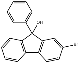 2-溴-9-苯基-9-羟基芴 结构式