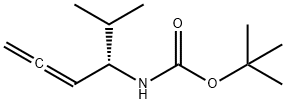 Carbamic acid, [(1S)-1-(1-methylethyl)-2,3-butadienyl]-, 1,1-dimethylethyl ester 结构式