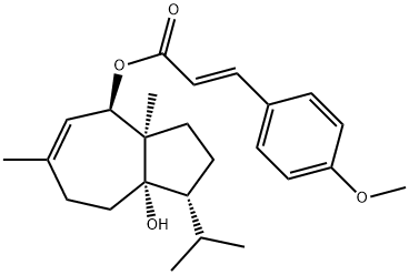 4,8-Dimethyl-1-isopropyl-2-(4-methoxybenzoyloxy)-11-oxabicyclo[6.2.1]undec-3-ene 结构式