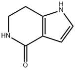 1,5,6,7-四氢-4H-吡咯并[3,2-C]吡啶-4-酮 结构式
