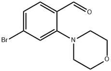 4-溴-2-(N-吗啉基)苯甲醛 结构式